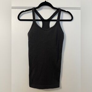 Charcoal Grey Lululemon Ribbed Tank Top